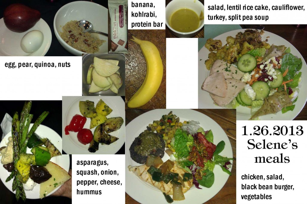 1.26.2013 Selene's meals